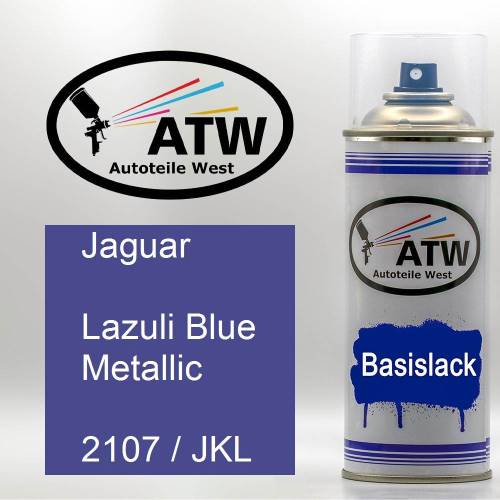 Jaguar, Lazuli Blue Metallic, 2107 / JKL: 400ml Sprühdose, von ATW Autoteile West.